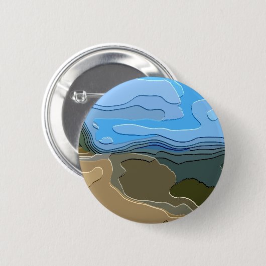 MOUNTAIN RONDE BUTTON 5,7 CM (Voorkant /achterkant)