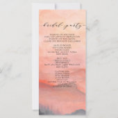 Mountain Rustic Sunset Watercolor Programme de mar (Dos)