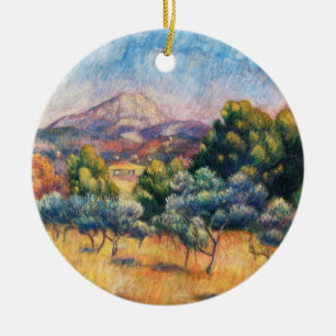 Mountain Sainte-Victoire Paysage van Renoir Keramisch Ornament