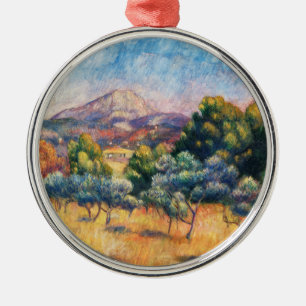 Mountain Sainte-Victoire Paysage van Renoir Metalen Ornament