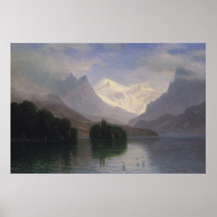 Mountain Scene 1880-90 Poster