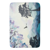 Mountain Scene Badmat (Voorkant Verticaal)