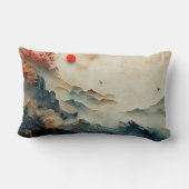 Mountain & Sea Panorama, 2-Sided Design, Kussen (Achterkant)