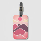 Mountain, Sea, Shape Bagagelabel (Voorkant (verticaal))