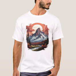 Mountain Serenity - Omarm het avontuur T-shirt
