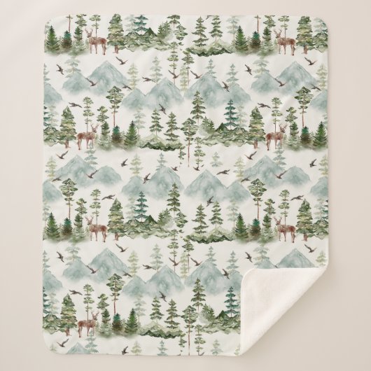 Mountain Sherpa Blanket Sherpa Deken (Voorkant)