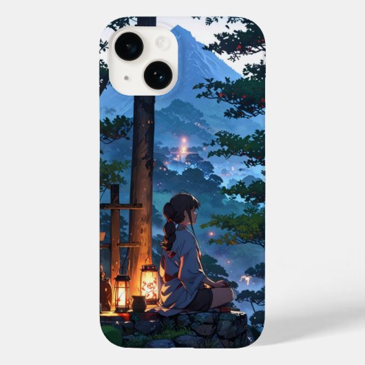 Mountain Shrine meditatie Case-Mate iPhone Case (Achterkant)