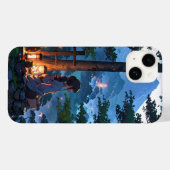 Mountain Shrine meditatie Case-Mate iPhone Case (Achterkant (horizontaal))