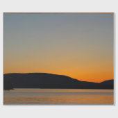 Mountain Silhouette Cadeaupapier (Vlak)