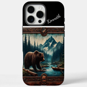 Mountain Stream Grizzly iPhone 16 Pro Max Hoesje
