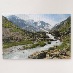 Mountain Stream Paysage Pittoresque Jigsaw Puzzle