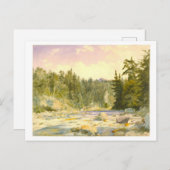 Mountain Stream schilderij Briefkaart (Voorkant / Achterkant)