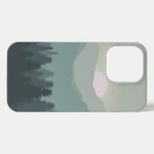 Mountain Sunrise Forest Fog Art iPhone iPhone Hoesje (Achterkant horizontaal)