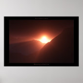 Mountain Sunrise Poster (Voorkant)