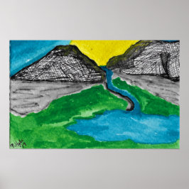 Mountain Sunrise Poster