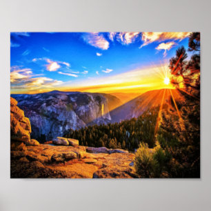 Mountain Sunrise Poster