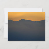 Mountain Sunrise Wedding RSVP (Achterkant)
