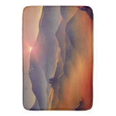 Mountain Sunset Badmat (Voorkant Verticaal)