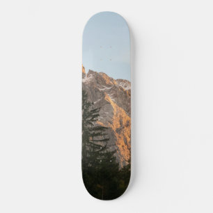 Mountain Sunset Bliss #1 #cabine #decor #wall #art Skateboard