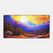 Mountain Sunset Bureaumat (Voorkant)