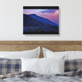 Mountain Sunset Canvas Afdruk (Insitu (Slaapkamer))
