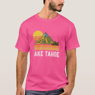 Mountain Sunset vakantie cadeau - Lake Tahoe T-shirt
