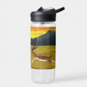 Mountain Sunset Wildlife Art - Gepersonaliseerd Waterfles (Links)