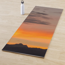 Mountain Sunset Yoga Mat