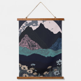 Mountain Tapestry - Wildflower Wall Art Hangend Wandkleed