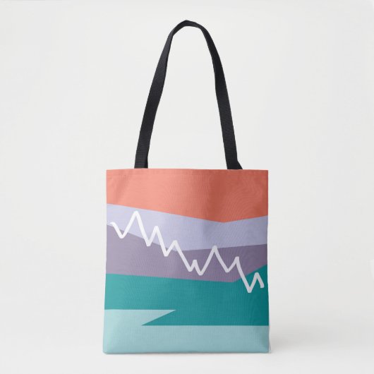 Mountain Tas met Solid Coral Back (Voorkant)