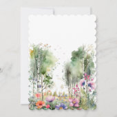 Mountain Thyme Wildflower Wedding Invitation (Dos)