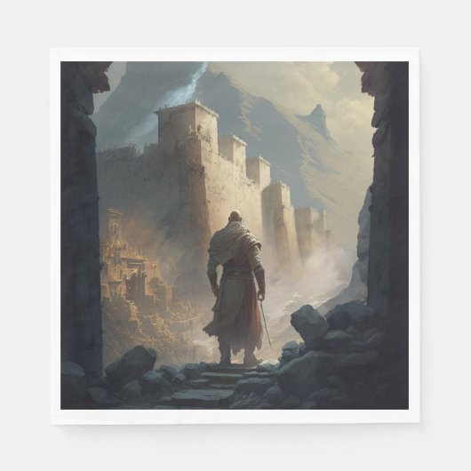 Mountain Town Siege Servet (Voorkant)