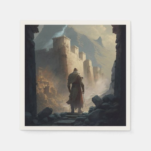 Mountain Town Siege Servet (Voorkant)