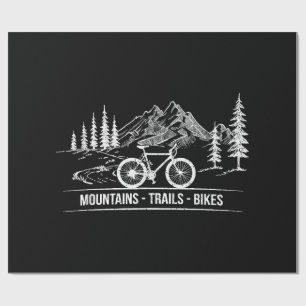 Mountain Trail Bikes - Fietser Fietser Fiets Cadeaupapier