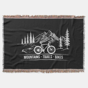 Mountain Trail Bikes - Fietser Fietser Fiets Deken