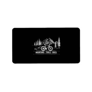Mountain Trail Bikes - Fietser Fietser Fiets Etiket