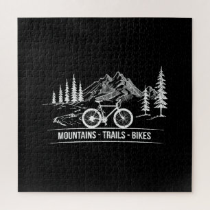 Mountain Trail Bikes - Fietser Fietser Fiets Legpuzzel