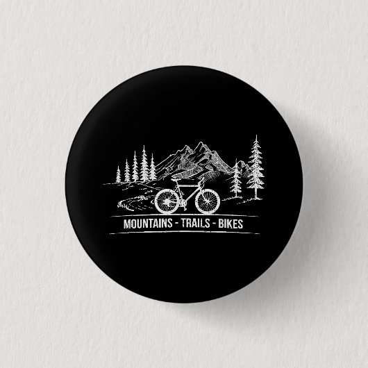 Mountain Trail Bikes - Fietser Fietser Fiets Ronde Button 3,2 Cm (Voorkant)
