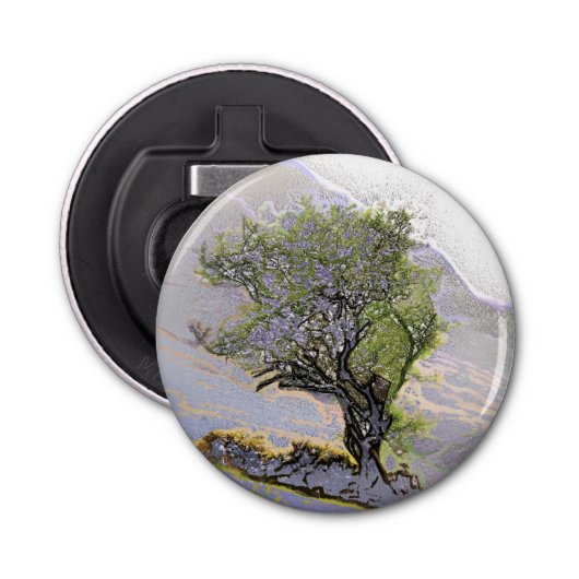 MOUNTAIN TREE BUTTON FLESOPENER (Voorkant)