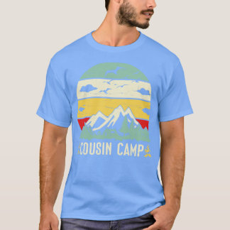 Mountain Tree Campfire Happy Camping Day Neef Ca T-shirt