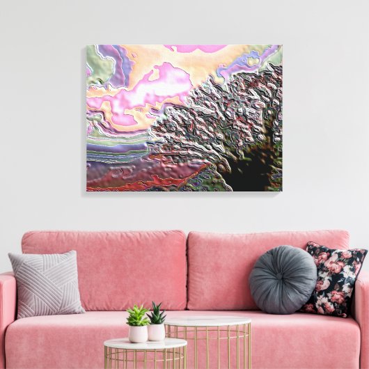 MOUNTAIN TREE CANVAS AFDRUK (Insitu (Woonkamer))