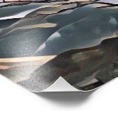 MOUNTAIN TREE FOTO AFDRUK (Hoek)