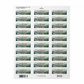 Mountain Uitzicht Land retour adres label (Full Sheet)