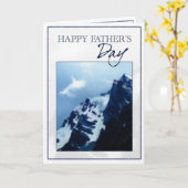 Mountain Vaderdag Kaart (Gele Bloem)