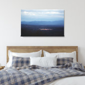 Mountain Valley Canvas Afdruk (Insitu (Slaapkamer))