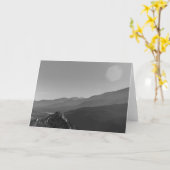 Mountain View de lis, carte de voeux par la marque (Fleur jaune)