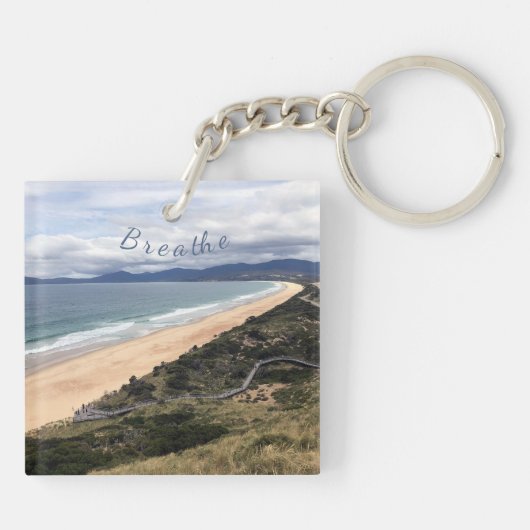 Mountain view sleutelhanger (Achterkant)