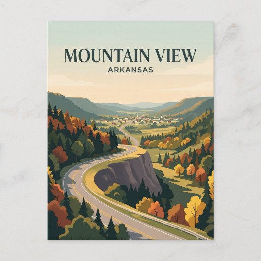 Mountain View VS Briefkaart (Voorkant)