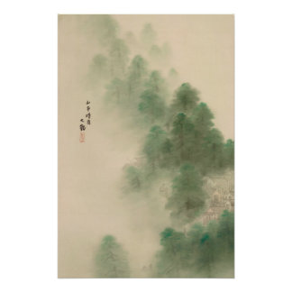 Mountain Village na Storm - Yokoyama Taikan Perfect Poster