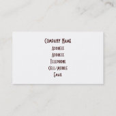 MOUNTAIN VISITEKAARTJE (Achterkant)